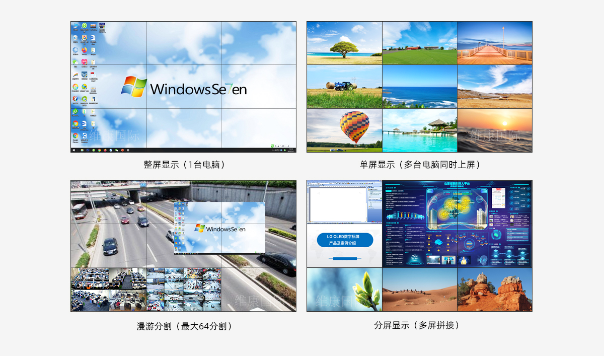 拚接屏3*5安裝案例，不變形3*5拚接效果