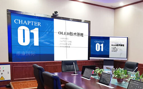 會議室大屏幕設計方案，會議室拚接屏顯示效果