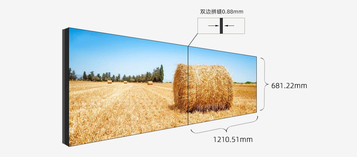 0.88拚縫是什麽意思？0.88mm拚接屏品牌